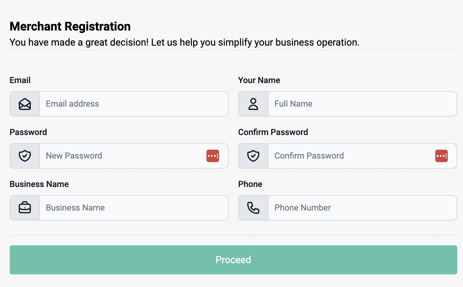 Register Form