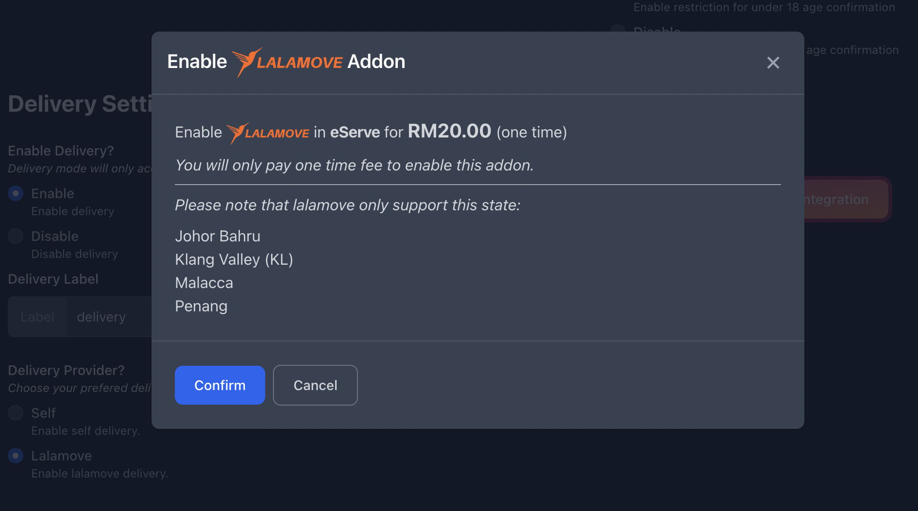 Addon Payment