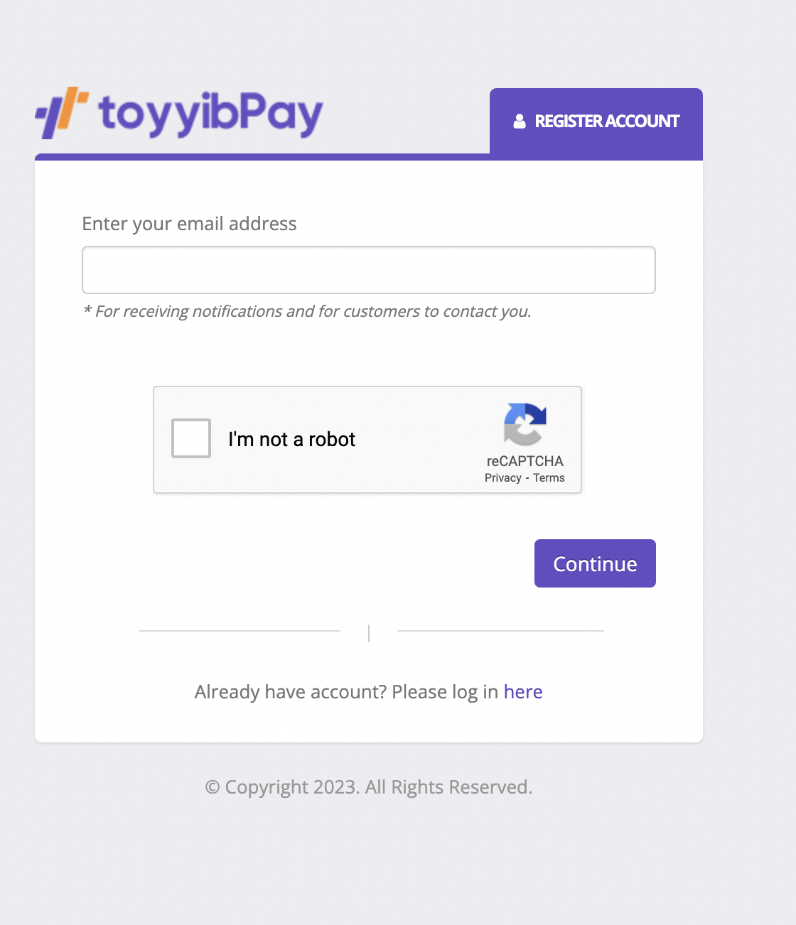 ToyyibPay Register